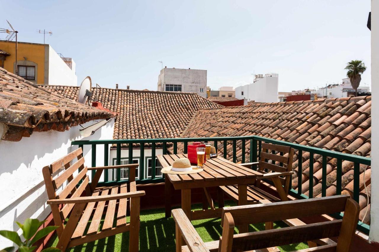 Casa Tradicional Canaria En La Laguna Centro Bagian luar foto